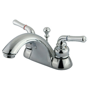 Naples Two-Handle 3-Hole Deck Mount 4" Centerset Bathroom Faucet