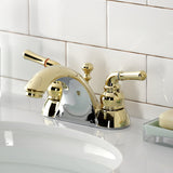 Naples Two-Handle 3-Hole Deck Mount 4" Centerset Bathroom Faucet