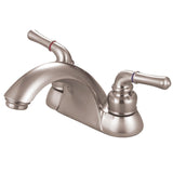 Naples Double-Handle 3-Hole Deck Mount 4-Inch Centerset Bathroom Faucet