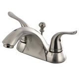 Yosemite Double-Handle 3-Hole Deck Mount 4-Inch Centerset Bathroom Faucet with ABS Pop-Up Drain