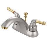 Naples Two-Handle 3-Hole Deck Mount 4" Centerset Bathroom Faucet