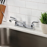 Restoration Two-Handle 2-Hole 8" Centerset Kitchen Faucet