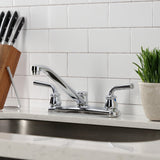 Restoration Two-Handle 2-Hole 8" Centerset Kitchen Faucet