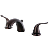 Yosemite Two-Handle 3-Hole Deck Mount Mini-Widespread Bathroom Faucet with Pop-Up Drain