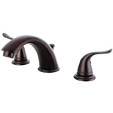 Yosemite Two-Handle 3-Hole Deck Mount Widespread Bathroom Faucet with Retail Pop-Up Drain