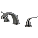 Yosemite Two-Handle 3-Hole Deck Mount Widespread Bathroom Faucet with Retail Pop-Up Drain