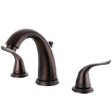 Yosemite Two-Handle 3-Hole Deck Mount Widespread Bathroom Faucet with Retail Pop-Up Drain