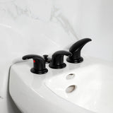 Legacy Three-Handle Deck Mount Bidet Faucet with Brass Pop-Up