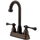 Vintage Two-Handle 2-Hole Deck Mount Bar Faucet