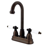 Restoration Two-Handle 2-Hole Deck Mount Bar Faucet