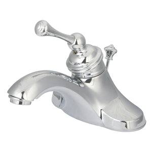 Victorian Single-Handle 3-Hole Deck Mount 4-Inch Centerset Bathroom Faucet with Pop-Up Drain