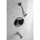 Pressure Balanced Tub and Shower Faucet, Trim Only without Handle