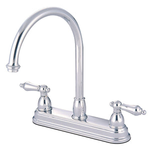 Restoration Two-Handle 3-Hole 8" Centerset Kitchen Faucet