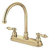 Restoration Two-Handle 3-Hole 8" Centerset Kitchen Faucet