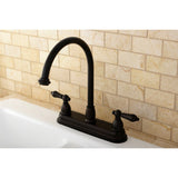 Restoration Two-Handle 3-Hole 8" Centerset Kitchen Faucet