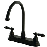 Restoration Two-Handle 3-Hole 8" Centerset Kitchen Faucet