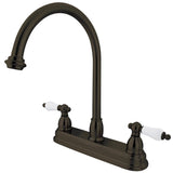 Restoration Two-Handle 3-Hole 8" Centerset Kitchen Faucet