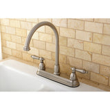 Restoration Two-Handle 3-Hole 8" Centerset Kitchen Faucet