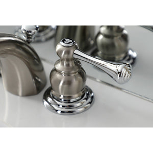 Vintage Two-Handle 3-Hole Deck Mount Mini-Widespread Bathroom Faucet with Pop-Up Drain