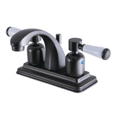 Paris Double-Handle 3-Hole Deck Mount 4-Inch Centerset Bathroom Faucet with Pop-Up Drain