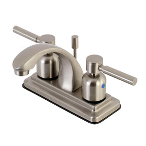 Concord Double-Handle 3-Hole Deck Mount 4-Inch Centerset Bathroom Faucet with Pop-Up Drain