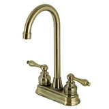 Victorian Two-Handle 2-Hole Deck Mount Bar Faucet