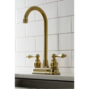 Victorian Two-Handle 2-Hole Deck Mount Bar Faucet