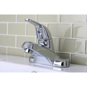 Chatham Single-Handle 3-Hole Deck Mount 4-Inch Centerset Bathroom Faucet with Brass Pop-Up