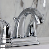 Yosemite Double-Handle 3-Hole Deck Mount 4-Inch Centerset Bathroom Faucet with Pop-Up Drain