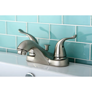 Yosemite Double-Handle 3-Hole Deck Mount 4-Inch Centerset Bathroom Faucet with Pop-Up Drain