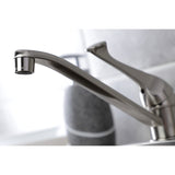 One-Handle 4-Hole 8" Centerset Kitchen Faucet with Side Sprayer