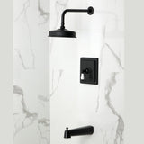 Demure Single-Handle Pressure Balanced Tub and Shower Faucet