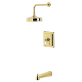 Demure Single-Handle Pressure Balanced Tub and Shower Faucet