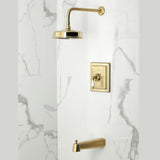 Demure Single-Handle Pressure Balanced Tub and Shower Faucet