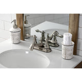 American Classic Double-Handle 3-Hole Deck Mount 4-Inch Centerset Bathroom Faucet with Pop-Up Drain