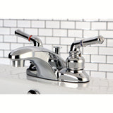 Magellan Double-Handle 3-Hole Deck Mount 4-Inch Centerset Bathroom Faucet with Pop-Up Drain