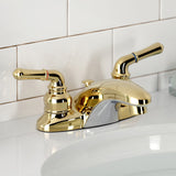 Magellan Double-Handle 3-Hole Deck Mount 4-Inch Centerset Bathroom Faucet with Pop-Up Drain