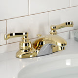 Magellan Double-Handle 3-Hole Deck Mount 4-Inch Centerset Bathroom Faucet with Pop-Up Drain