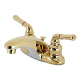 Magellan Double-Handle 3-Hole Deck Mount 4-Inch Centerset Bathroom Faucet with Pop-Up Drain