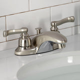 Magellan Double-Handle 3-Hole Deck Mount 4-Inch Centerset Bathroom Faucet with Pop-Up Drain