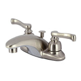 Magellan Double-Handle 3-Hole Deck Mount 4-Inch Centerset Bathroom Faucet with Pop-Up Drain