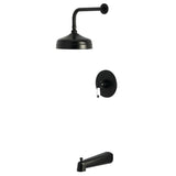 Demure Single-Handle Pressure Balanced Tub and Shower Faucet