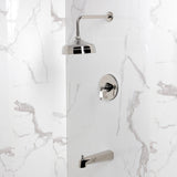 Demure Single-Handle Pressure Balanced Tub and Shower Faucet