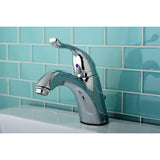 Yosemite One-Handle 1-Hole Bathroom Faucet with Deck Plate and Pop-Up Drain