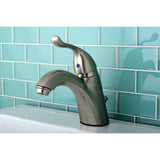 Yosemite One-Handle 1-Hole Bathroom Faucet with Deck Plate and Pop-Up Drain