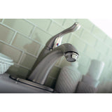 Yosemite One-Handle 1-Hole Bathroom Faucet with Deck Plate and Pop-Up Drain