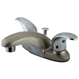 Legacy Double-Handle 3-Hole Deck Mount 4-Inch Centerset Bathroom Faucet with Pop-Up Drain