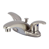 Legacy Double-Handle 3-Hole Deck Mount 4-Inch Centerset Bathroom Faucet with Pop-Up Drain