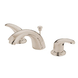 Legacy Two-Handle 3-Hole Deck Mount Mini-Widespread Bathroom Faucet with Pop-Up Drain