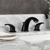 Legacy Two-Handle 3-Hole Deck Mount Widespread Bathroom Faucet with Retail Pop-Up Drain